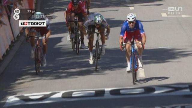 our de France, 4e étape: victoire d’Arnaud Démare au sprint après un final marqué par deux chutes