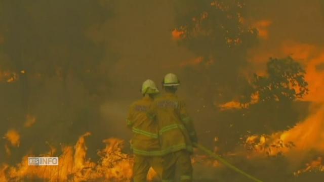 Violents incendies hors de contrôle en Australie