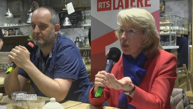 Elections vaudoises: le débat entre Jacqueline de Quattro (PLR) et Yvan Luccarini (Dalt)