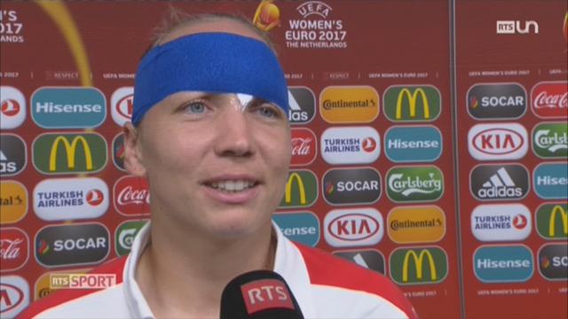 Football- Euro féminin: la gardienne suisse Gaëlle Thalmann a subi un gros choc contre l'Islande