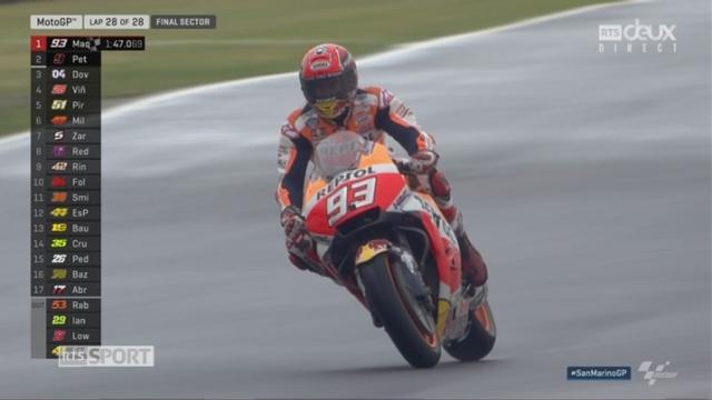 GP de Saint-Marin, Moto 2: victoire de Marquez (ESP) devant Petrucci (ITA) 2e et Dovizioso (ITA) 3e