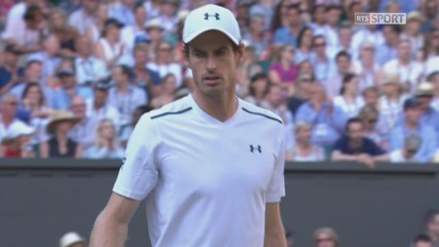 Wimbledon, 3e tour: Murray (GBR) - Fognini (ITA) 6-2