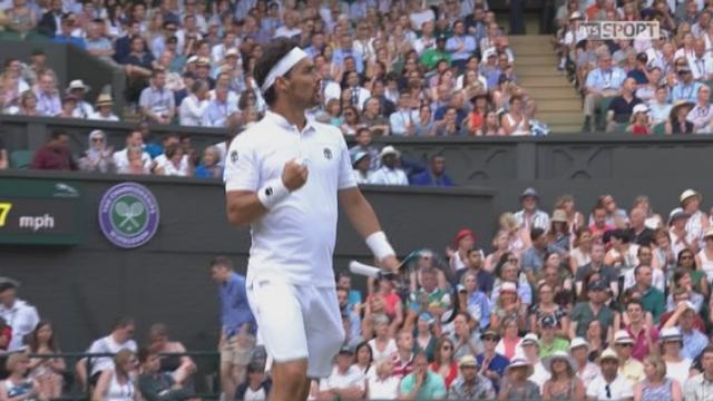 Wimbledon, 3e tour: Murray (GBR) - Fognini (ITA) 6-2 4-6