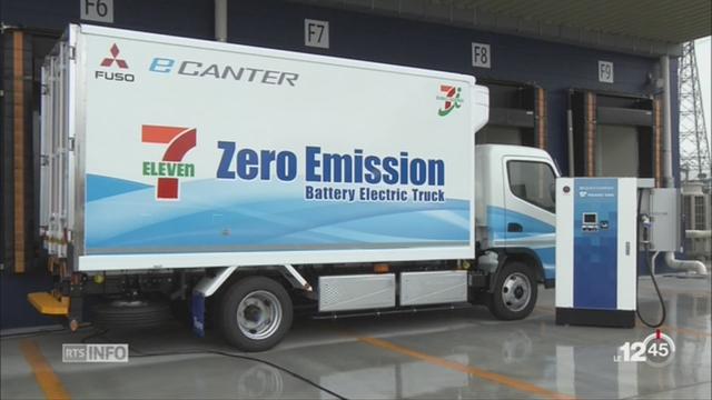 Le premier camion électrique a été présenté au Japon