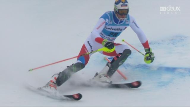 Slalom messieurs, 2e manche: Ramon Zenhaeusern (SUI)