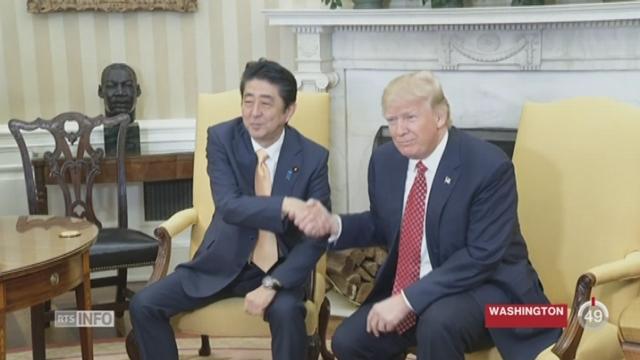 Donald Trump a rencontré le premier ministre japonais