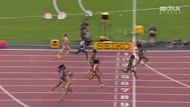 Mondiaux, 100m: Mujinga Kambundji (SUI) finit 3e de sa demi-finale