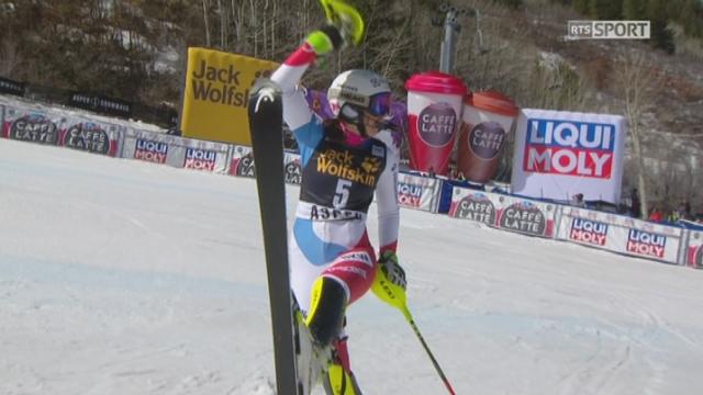 Aspen (USA), slalom 2e manche: Wendy Holdener (SUI)