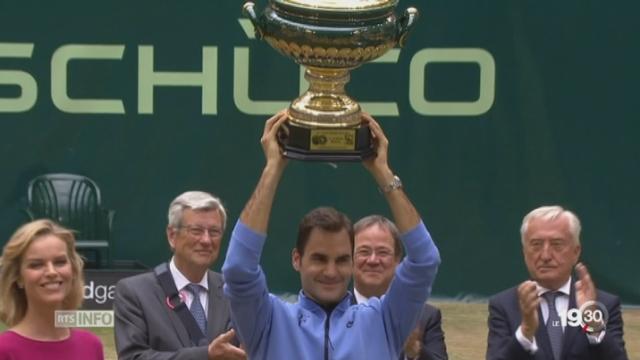 Neuvième titre à Halle pour Federer, au terme d'un match superbe