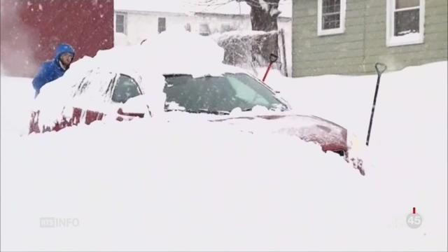 Des chutes de neige record et une vague de froid historique glacent l’Amérique du Nord