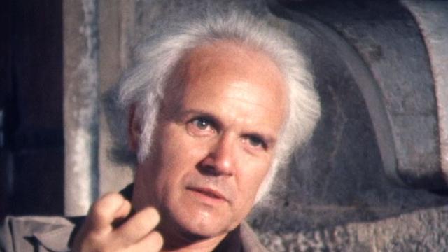 Le chef de choeur et d'orchestre Michel Corboz en 1982. [RTS]