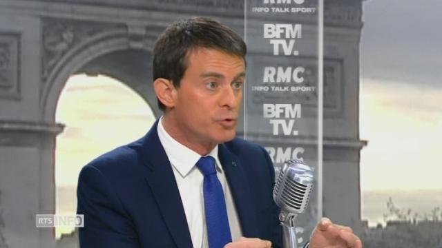 Valls annonce qu'il votera Macron qui le remercie