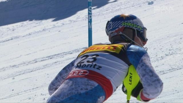 Mondiaux de St-Moritz, slalom, 2e manche: Ramon Zenhaeusern (SUI)