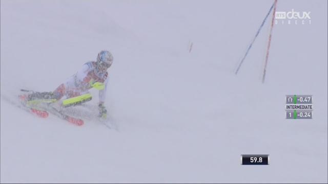 Slalom, Val d'Isère (FRA), 2e manche: Loic Meillard (SUI)
