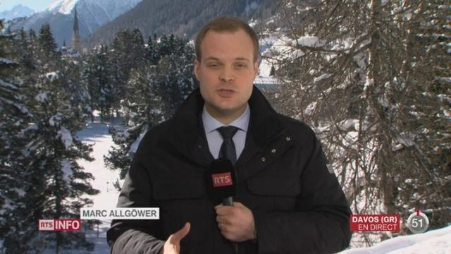 Bilan Forum Économique Davos: les précisions de Marc Allgöwer, depuis Davos