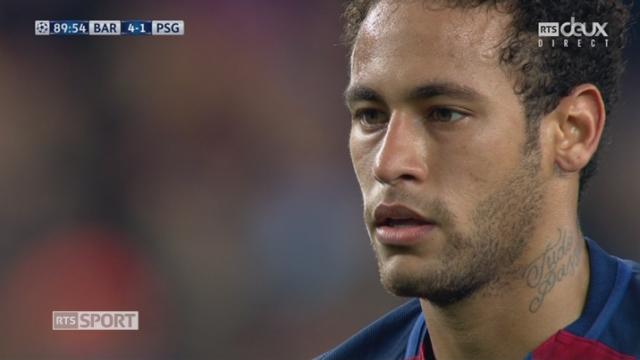 Ligue des champions, 1-8 retour: Barcelone – Paris St-Germain 5-1, 90e Neymar  (penalty)