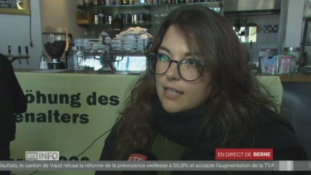 Tamara Funiciello (Jeunesse socialiste suisse): "Les femmes ont dit non à l'augmentation de l'âge de la retraite sans égalité salariale"