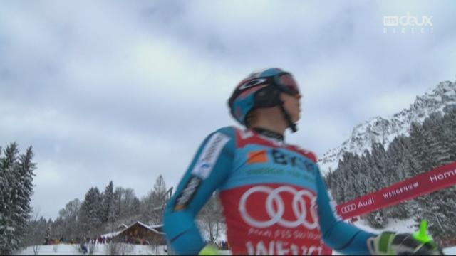 Slalom messieurs, 2e manche, Wengen (SUI): Henrik Kristoffersen (NOR) s'impose à Wengen