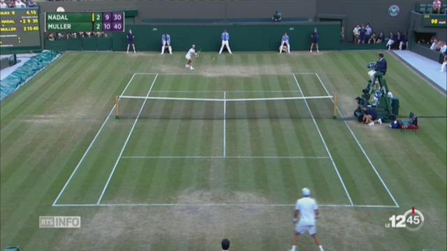 Tennis - Wimbledon: Rafael Nadal a été éliminé par Gilles Muller