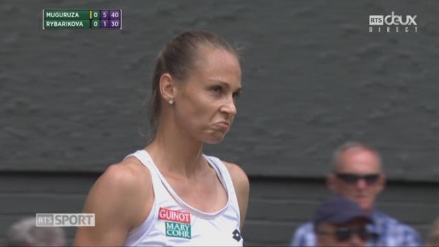 Wimbledon, 1-2: Muguruza (ESP) – Rybarikova (SVK) 6-1