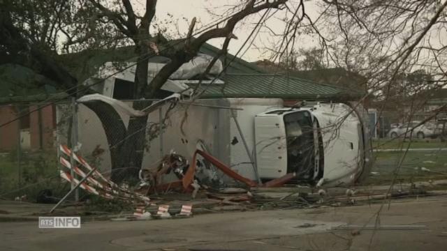 Images de dévastation après le passage d'une tornade à La Nouvelle-Orléans