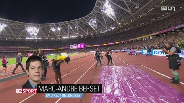 Athlétisme - défaite Bolt: les précisions Marc-André Berset, depuis Londres