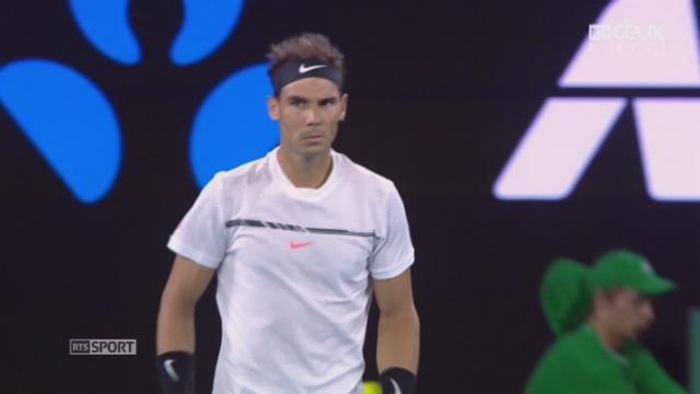 Open d'Australie, 1-4: R.Nadal (ESP) - M. Raonic (CAN): 6-4 7-6