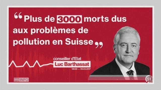 Vrai ou faux ?: la pollution causerait chaque année 3000 morts en Suisse