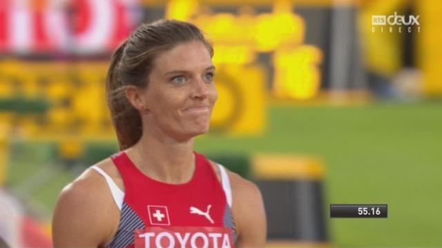 Mondiaux, 400m haies: Léa Sprunger (SUI) remporte sa série