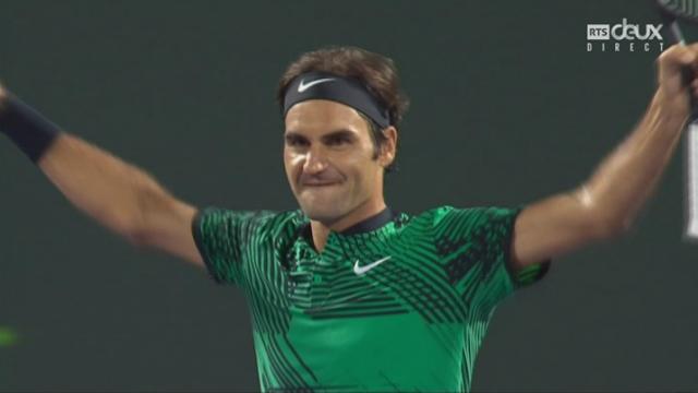 Miami (USA), ½, R.Federer (SUI) – N.Kyrgios (AUS) 7-6 6-7 7-6: Roger Federer s'impose et rejoint Nadal en finale