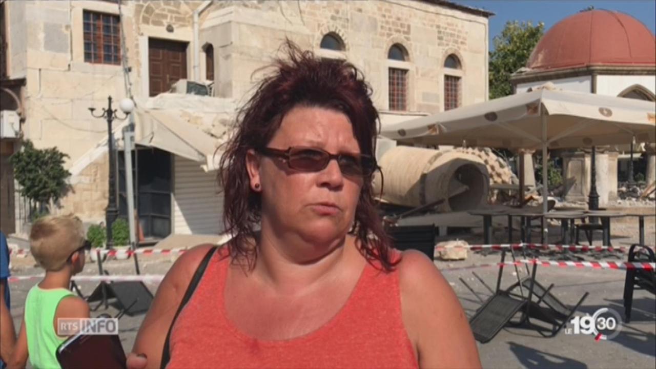 Grèce: un séisme fait 2 morts et de nombreux dégâts