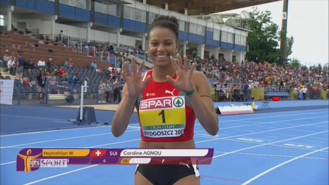 Athlétisme-Championnats d’Europe M23: Caroline Agnou décroche l’or à l’heptathlon à Bydgoszcz