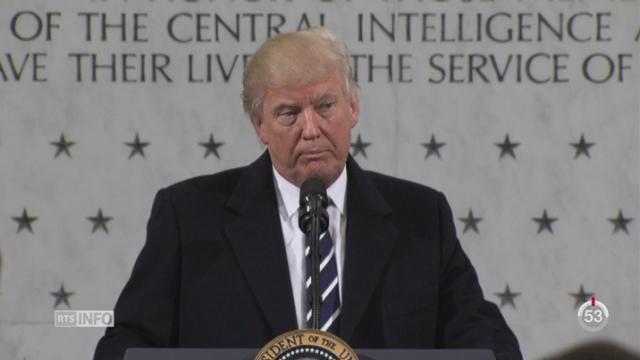 États-Unis: Donald Trump cherche du soutien auprès de la CIA
