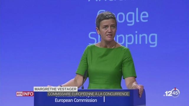 Google écope d'une amende de 2,4 milliards d'euros  pour abus de position dominante