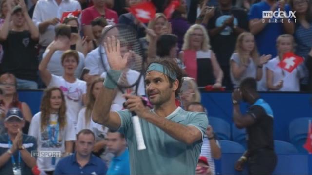 R. Federer (SUI) - Richard Gasquet (FRA) (6-1, 6-4): victoire express du Bâlois qui s'impose en 56 minutes