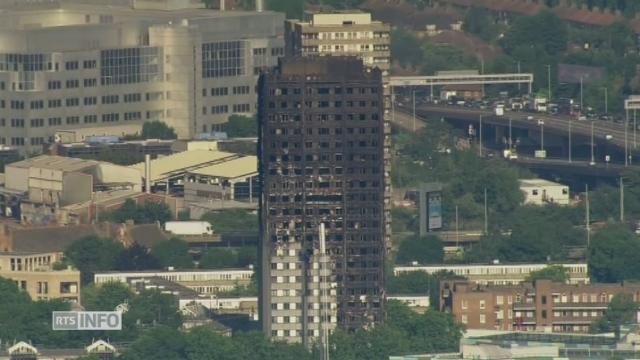 Les images au lendemain de l'incendie à Londres