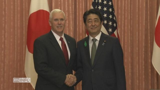 A Tokyo, Mike Pence rassure le Premier ministre japonais