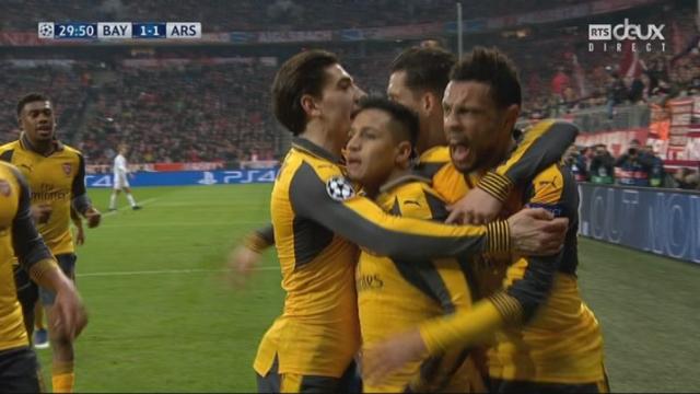 1-8, Bayern – Arsenal (1-1): égalisation d’Alexis Sanchez pour Arsenal