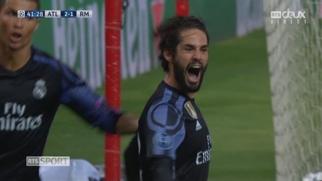 Ligue des champions, 1-2 retour: Altético Madrid - Real Madrid 2-0, 42e Isco