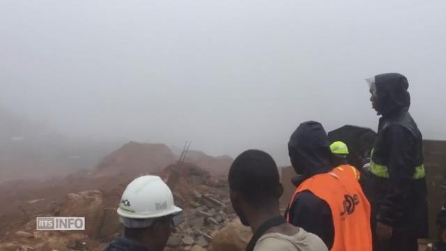 Survivants des coulées de boue recherchés en Sierra Leone