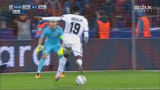 Ligue des champions, Gr.A, CSKA Moscou – Bâle (0-2): 91e Oberlin