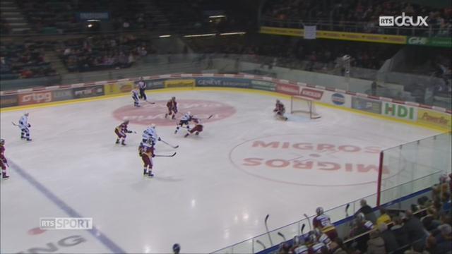 Hockey-NL, 25e journée: Genève – Fribourg (1-4) + itw d'Andrei Bykov, attaquant de Fribourg et d'Arnaud Jacquement, défenseur de Genève