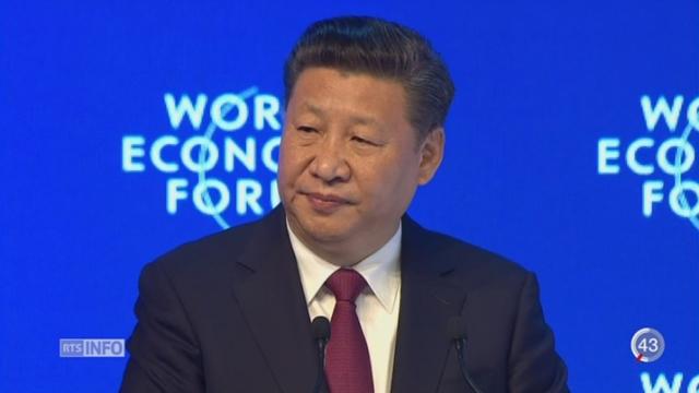 WEF 2017: le président chinois Xi Jinping défend le libre-échange