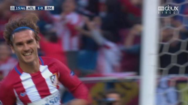 Ligue des champions, 1-2 retour: Altético Madrid - Real Madrid 2-0, 16e Antoine Griezmann