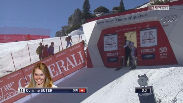 Cortina d'Ampezzo (ITA), Super G dames : Corinne Suter (SUI)