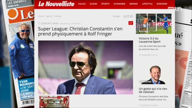 Le football suisse est secoué par une nouvelle affaire liée à Christian Constantin