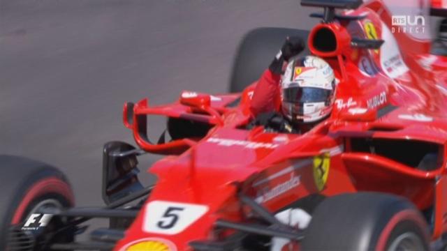 GP de Monaco: Vettel (GER) s'impose devant Raikkonen (FIN) 2e et Ricciardo (AUS) 3e