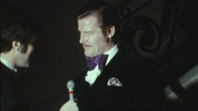Roger Moore à Monte-Carlo en 1971. [RTS]
