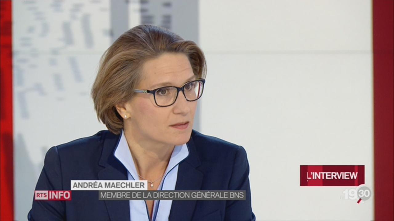 L'interview: Andréa Maechler, membre du directoire de la BNS
