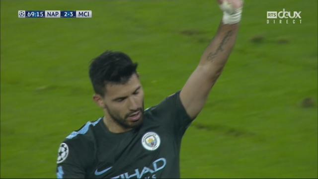 Ligue des Champions, Gr.F, Naples – Manchester City (2-3): 70e Agüero